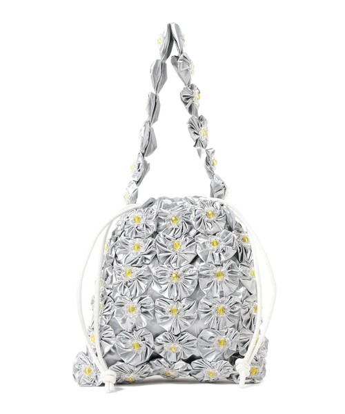 Ray BEAMS(レイビームス)の「HEY!Mrs ROSE / YOYO キルト バッグ(ハンドバッグ・レディース・シルバー/ブラック・ONE SIZE)」の15枚目の写真