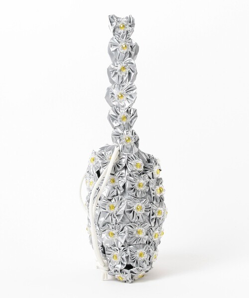 Ray BEAMS(レイビームス)の「HEY!Mrs ROSE / YOYO キルト バッグ(ハンドバッグ・レディース・シルバー/ブラック・ONE SIZE)」の16枚目の写真