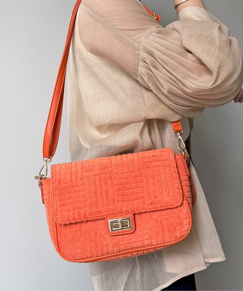 CPCM（シーピーシーエム）の「パイル地2WAYショルダー（ショルダーバッグ・レディース・オレンジ/ブルー/ブラック・FREE）」の3枚目の写真