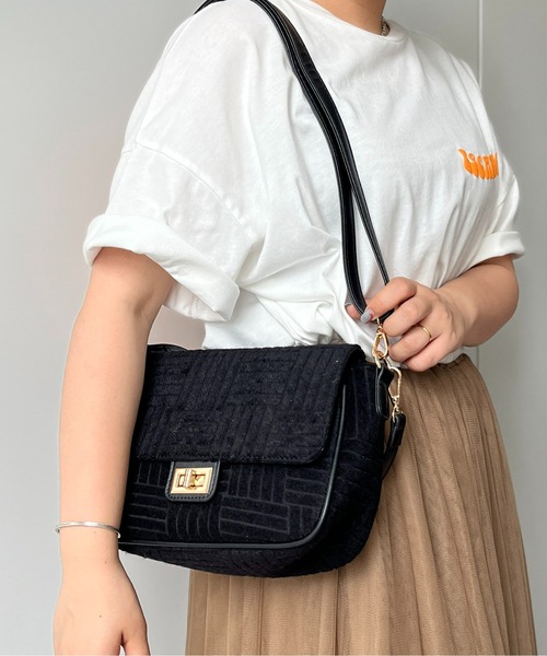 CPCM（シーピーシーエム）の「パイル地2WAYショルダー（ショルダーバッグ・レディース・オレンジ/ブルー/ブラック・FREE）」の11枚目の写真