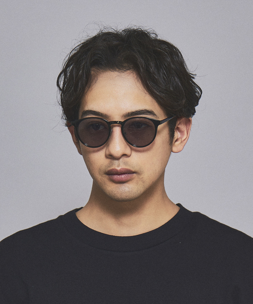 MYSELF ABAHOUSE(マイセルフアバハウス)の「【Anselme Claire】ユニセックス ボストン型 サングラス 伊達メガネ 5色展開 ケース付属(サングラス・メンズ・その他5/その他1/その他4/その他3/その他2・フリー)」の1枚目の写真