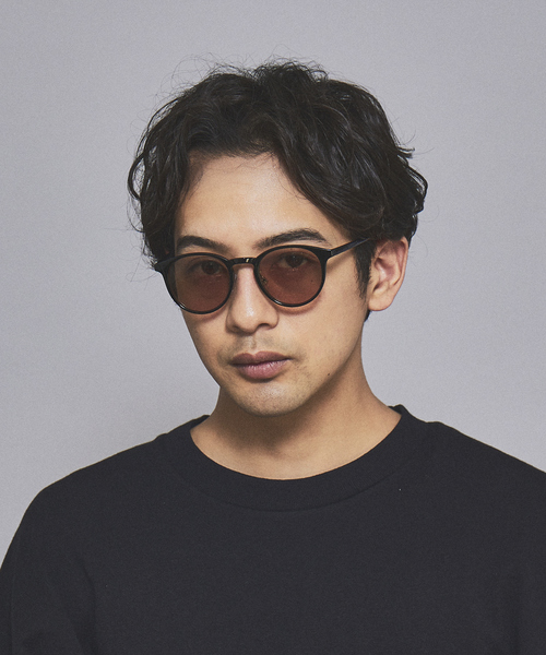 MYSELF ABAHOUSE(マイセルフアバハウス)の「【Anselme Claire】ユニセックス ボストン型 サングラス 伊達メガネ 5色展開 ケース付属(サングラス・メンズ・その他5/その他1/その他4/その他3/その他2・フリー)」の2枚目の写真