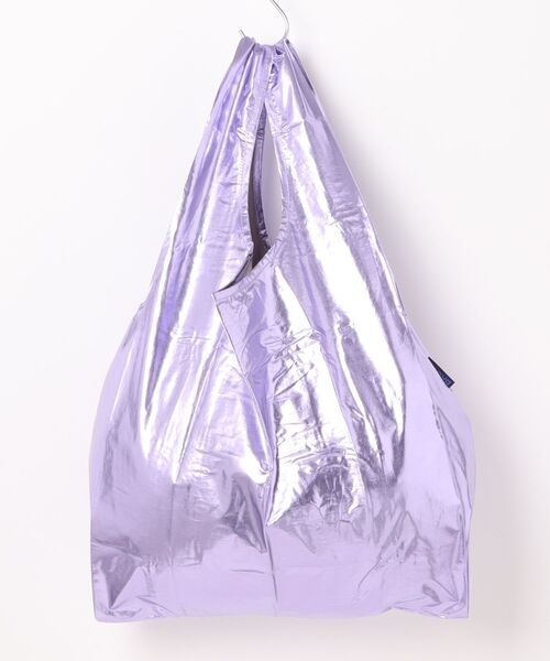 BAGGU（バグー）の「BAGGU Standard Bag メタリック（エコバッグ/サブバッグ・レディース・シルバー/ゴールド/ブルー系その他/シルバー系その他/ライム/ピンクゴールド/ホワイト系その他3/ピンク系その他・FREE）」の5枚目の写真
