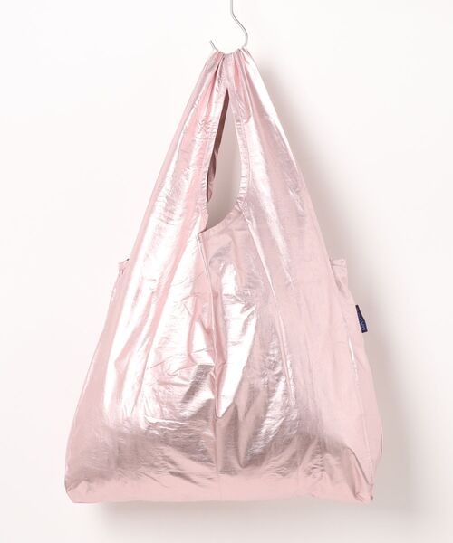 BAGGU（バグー）の「BAGGU Standard Bag メタリック（エコバッグ/サブバッグ・レディース・シルバー/ゴールド/ブルー系その他/シルバー系その他/ライム/ピンクゴールド/ホワイト系その他3/ピンク系その他・FREE）」の8枚目の写真