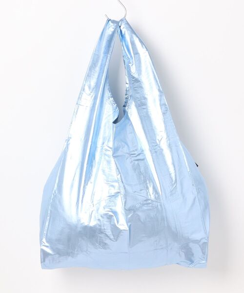 BAGGU（バグー）の「BAGGU Standard Bag メタリック（エコバッグ/サブバッグ・レディース・シルバー/ゴールド/ブルー系その他/シルバー系その他/ライム/ピンクゴールド/ホワイト系その他3/ピンク系その他・FREE）」の2枚目の写真