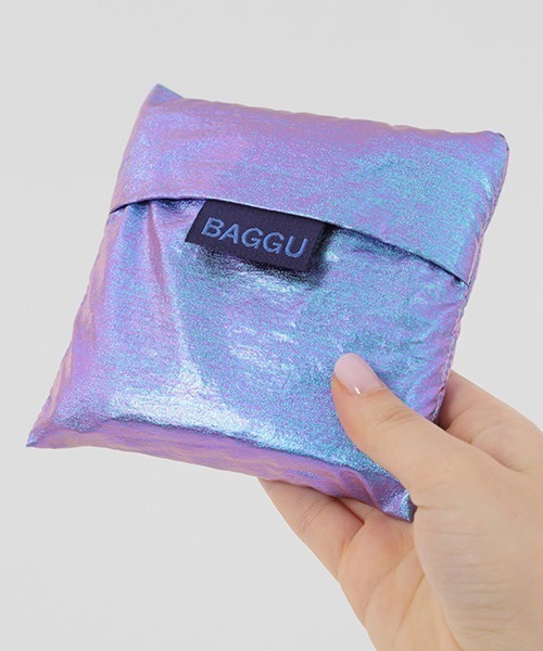 BAGGU（バグー）の「BAGGU Standard Bag メタリック（エコバッグ/サブバッグ・レディース・シルバー/ゴールド/ブルー系その他/シルバー系その他/ライム/ピンクゴールド/ホワイト系その他3/ピンク系その他・FREE）」の18枚目の写真