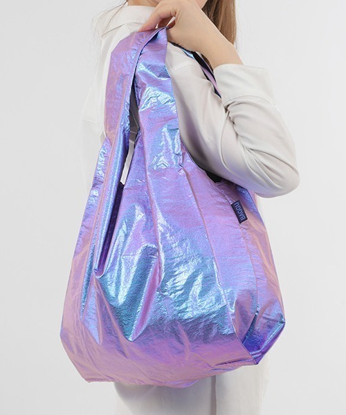 BAGGU STANDARD エコバック　メタリック　ピンク　パープル BAGGU スタンダード メタリック ピンク(ピンク): 通常| プラザ