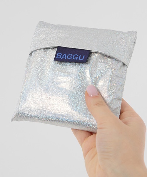 BAGGU（バグー）の「BAGGU Standard Bag メタリック（エコバッグ/サブバッグ・レディース・シルバー/ゴールド/ブルー系その他/シルバー系その他/ライム/ピンクゴールド/ホワイト系その他3/ピンク系その他・FREE）」の19枚目の写真