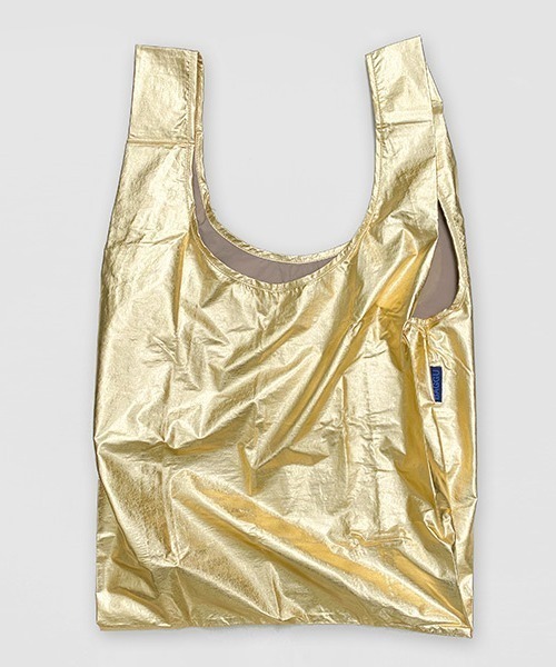 BAGGU（バグー）の「BAGGU Standard Bag メタリック（エコバッグ/サブバッグ・レディース・シルバー/ゴールド/ブルー系その他/シルバー系その他/ライム/ピンクゴールド/ホワイト系その他3/ピンク系その他・FREE）」の14枚目の写真