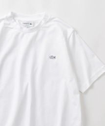 LACOSTE（ラコステ）の「【LACOSTE/ラコステ】クロコエンブレム アウトライン クロック 半袖Tシャツ/ブランドロゴワッペンT（Tシャツ/カットソー・メンズ）」