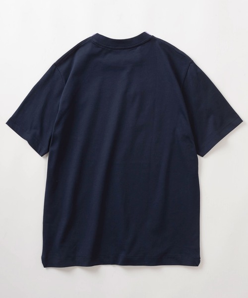LACOSTE（ラコステ）の「【LACOSTE/ラコステ】クロコエンブレム アウトライン クロック 半袖Tシャツ/ブランドロゴワッペンT（Tシャツ/カットソー・メンズ・ホワイト/ネイビー/ベージュ・M/L）」の5枚目の写真