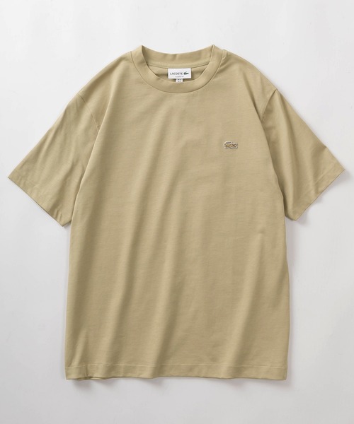 LACOSTE（ラコステ）の「【LACOSTE/ラコステ】クロコエンブレム アウトライン クロック 半袖Tシャツ/ブランドロゴワッペンT（Tシャツ/カットソー・メンズ・ホワイト/ネイビー/ベージュ・M/L）」の11枚目の写真