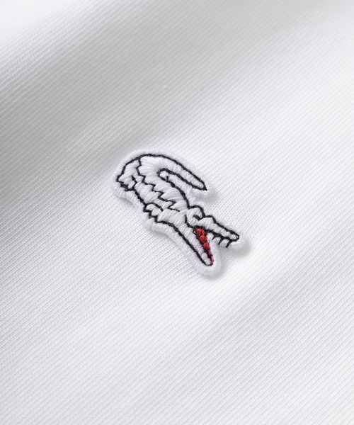 LACOSTE（ラコステ）の「【LACOSTE/ラコステ】クロコエンブレム アウトライン クロック 半袖Tシャツ/ブランドロゴワッペンT（Tシャツ/カットソー・メンズ・ホワイト/ネイビー/ベージュ・M/L）」の12枚目の写真