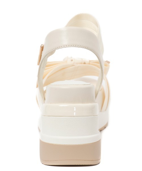 R&E（アールアンドイー）の「【REZOY】リボンストラップスニーカーソールサンダル（サンダル・レディース・ブラック/アイボリー・S/M/L/LL）」の10枚目の写真