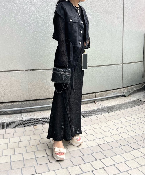 R&E（アールアンドイー）の「【REZOY】リボンストラップスニーカーソールサンダル（サンダル・レディース・ブラック/アイボリー・S/M/L/LL）」の3枚目の写真