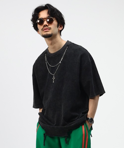 【新品未使用タグ付】PRIDE クルーネック 半袖 Tシャツ ブラック Lサイズ PRADA (プラダ) トライアングルロゴ クルーネック 半袖 Tシャツ