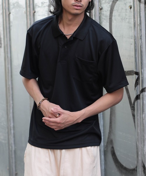 United Athle（ユナイテッドアスレ）の「【United Athle】吸水速乾！ 4.1オンス ドライアスレチック ポロシャツ（ポケット付） ゴルフ アウトドア キャンプ レジャー 5912（ポロシャツ・メンズ・レッド/イエロー/ロイヤルブルー/ブラック/ネイビー/ホワイト・L/M/S/XL）」の7枚目の写真