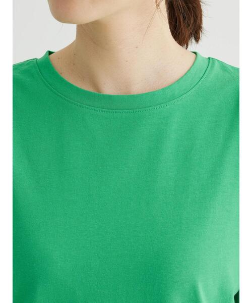 Sugar spoon（シュガースプーン）の「・SUGAR　SPOON　ギャザーパフTシャツ（Tシャツ/カットソー・レディース・オフホワイト/ブルー/ブラック/グリーン・FREE）」の18枚目の写真