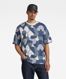G-STAR | OVERSIZED BOXY T-SHIRT SYMMETRIC ALLOVER/オーバーサイズT/カモフラ(Tシャツ/カットソー)