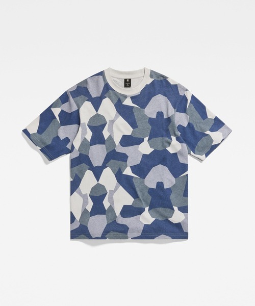 G-STAR（ジースター）の「OVERSIZED BOXY T-SHIRT SYMMETRIC ALLOVER/オーバーサイズT/カモフラ（Tシャツ/カットソー・メンズ・カモフラージュ・LARGE/MEDIUM/SMALL/X-LARGE/X-SMALL）」の5枚目の写真