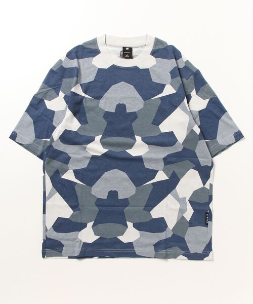 G-STAR（ジースター）の「OVERSIZED BOXY T-SHIRT SYMMETRIC ALLOVER/オーバーサイズT/カモフラ（Tシャツ/カットソー・メンズ・カモフラージュ・LARGE/MEDIUM/SMALL/X-LARGE/X-SMALL）」の7枚目の写真