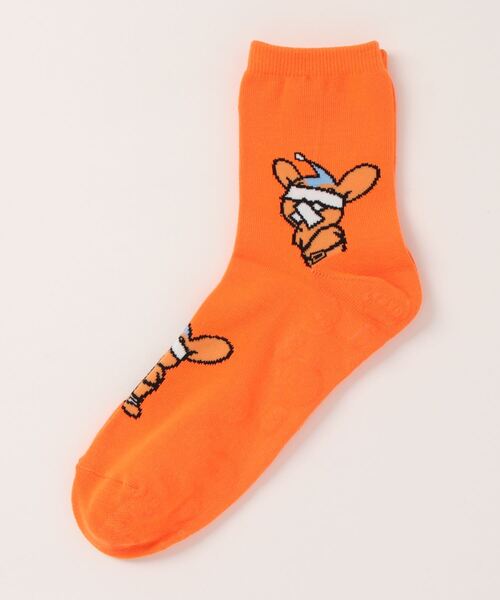 L.H.P(エルエイチピー)の「GanaG Socks/ガナジ―ソックス/P.P.P SOCKS(ソックス/靴下・レディース・イエロー/オレンジ/グリーン・F)」の3枚目の写真