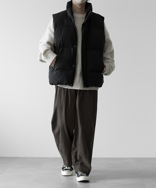 RUUBON】padded volume heat vest / パデッド ボリューム ヒート 