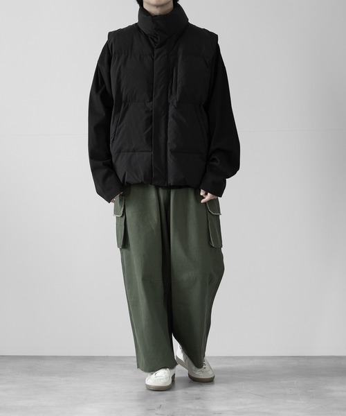 RUUBON】padded volume heat vest / パデッド ボリューム ヒート
