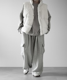 RUUBON（ルーボン）の「【RUUBON】padded volume heat vest / パデッド ボリューム ヒート ベスト（ダウンベスト）」