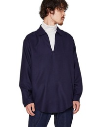 marka | marka / マーカ：SKIPPER SHIRT - 2/48 wool soft serge -：M23C-07SH01C[COR](シャツ/ブラウス)