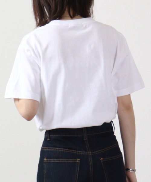 MODISH GAZE（モディシュガゼ）の「MODISH GAZE properly刺繍Tシャツ 半袖（Tシャツ/カットソー・メンズ・ネイビー/ホワイト/ブラック・M/L/XL）」の15枚目の写真