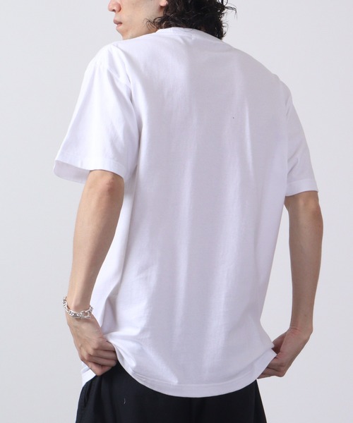 MODISH GAZE（モディシュガゼ）の「MODISH GAZE properly刺繍Tシャツ 半袖（Tシャツ/カットソー・メンズ・ネイビー/ホワイト/ブラック・M/L/XL）」の19枚目の写真