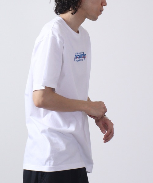 MODISH GAZE（モディシュガゼ）の「MODISH GAZE properly刺繍Tシャツ 半袖（Tシャツ/カットソー・メンズ・ネイビー/ホワイト/ブラック・M/L/XL）」の18枚目の写真