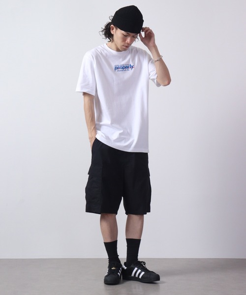 MODISH GAZE（モディシュガゼ）の「MODISH GAZE properly刺繍Tシャツ 半袖（Tシャツ/カットソー・メンズ・ネイビー/ホワイト/ブラック・M/L/XL）」の20枚目の写真
