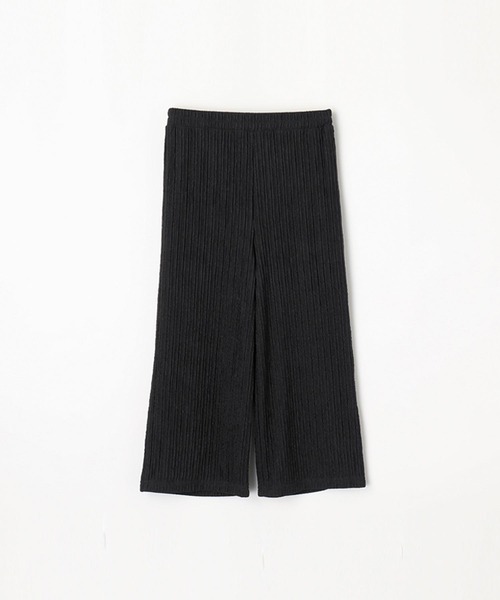 coca(coca)(コカ)の「キッズ 親子お揃いジャガートストライプイージーパンツ(その他パンツ・キッズ・イエロー/ネイビー/ベージュ/ブラック・110/120/130/140)」の2枚目の写真