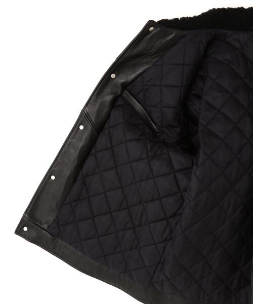 Schott(ショット)の「Schott/ショット/219US COLLAR BOA RANCH JACKET/カラーボア ランチ ジャケット(ライダースジャケット・メンズ・ブラック・36/38/40/42/44)」の17枚目の写真