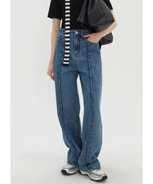 Fano Studios | ハイウエストセンタークリースデニム FC23K027【Fano Studios】【2023AW】(デニムパンツ)