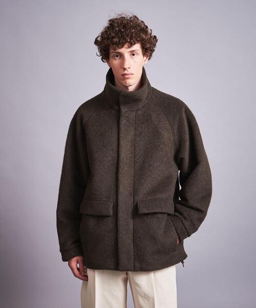 m*a様 【MONKEY TIME】メランジシャギースタンドカラージャケット MONKEY TIME（モンキータイム）の「＜monkey time＞ メランジ シャギー