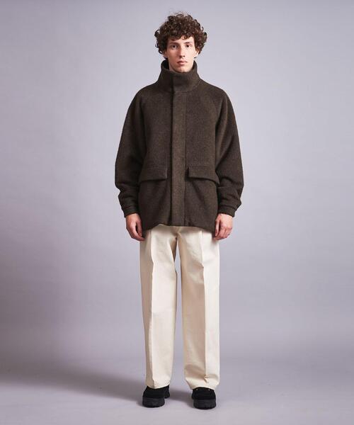 m*a様 【MONKEY TIME】メランジシャギースタンドカラージャケット MONKEY TIME（モンキータイム）の「＜monkey time＞ メランジ シャギー