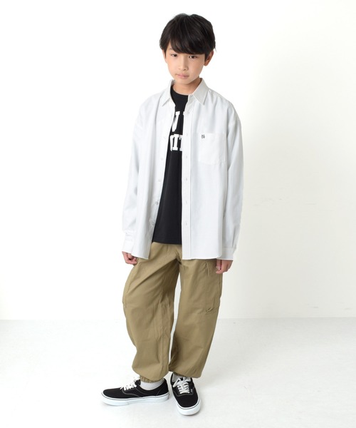 GLAZOS(グラソス)の「オックスフォード長袖シャツ(シャツ/ブラウス・キッズ・サックスブルー/ホワイト/インディゴブルー・140cm/160cm/150cm/170cm)」の15枚目の写真