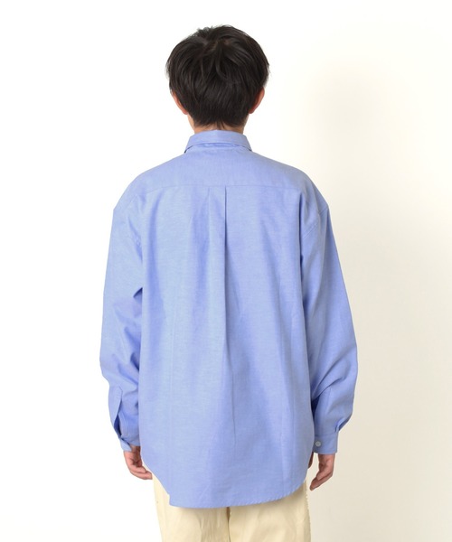 GLAZOS(グラソス)の「オックスフォード長袖シャツ(シャツ/ブラウス・キッズ・サックスブルー/ホワイト/インディゴブルー・140cm/160cm/150cm/170cm)」の18枚目の写真