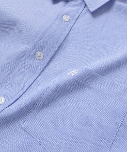 GLAZOS(グラソス)の「オックスフォード長袖シャツ(シャツ/ブラウス・キッズ・サックスブルー/ホワイト/インディゴブルー・140cm/160cm/150cm/170cm)」の6枚目の写真