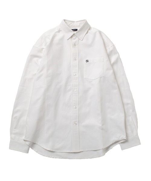 GLAZOS(グラソス)の「オックスフォード長袖シャツ(シャツ/ブラウス・キッズ・サックスブルー/ホワイト/インディゴブルー・140cm/160cm/150cm/170cm)」の7枚目の写真