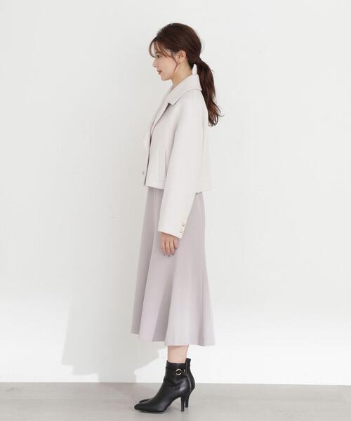 PROPORTION BODY DRESSING（プロポーションボディドレッシング）の「ショート丈コート / 1213255002（チェスターコート・レディース・ベージュ/グレー/オフホワイト・MEDIUM/SMALL）」の17枚目の写真