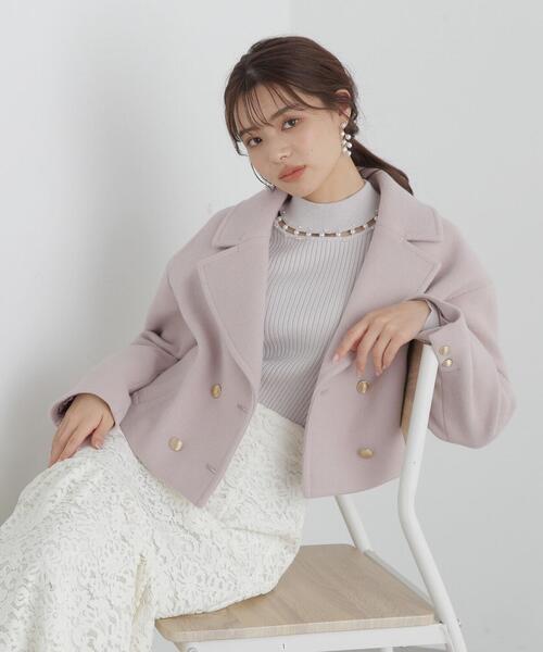 ショート丈コート　プロポーションボディドレッシング　未使用 楽天市場】【SALE／50%OFF】ショート丈ガウンコート 24AW