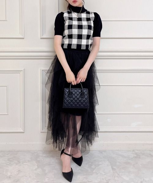 MIIA（ミーア）の「ランダムチュールフレアスカート（スカート）」 - WEAR