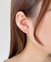 ジルコニア ビジュー 3セットピアス