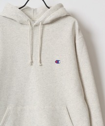 Champion/チャンピオン コットンUSA 裏起毛 ロゴワッペン ワンポイント刺繍 スウェット パーカー フーディー/レディース メンズ