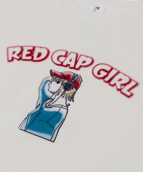 Red Cap Girl(レッドキャプガール)の「【a-r】〔Red Cap Girl/レッドキャップガール〕裏起毛 バック刺繍/フェルト刺繍 クルーネックスウェット(スウェット・メンズ・ホワイト/ネイビー/ダークグリーン/ダークグレー/アッシュグレー/ブラック系1/ホワイト系1/ブラック/ライトグレー系1/オレンジ系1/オレンジ/オートミール/ネイビー系1/グレー/ブラウン/ワインレッド/ワイン/アイボリー・LARGE/MEDIUM/X-LARGE)」の20枚目の写真