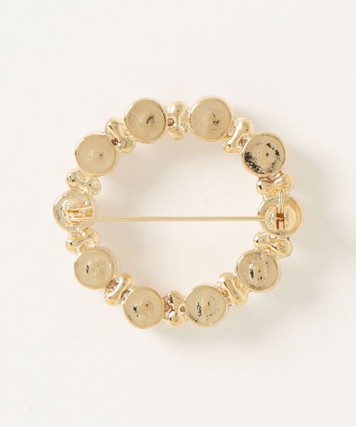 mysty woman（ミスティウーマン）の「サークルパールブローチ 980288（ブローチ/コサージュ・レディース・ゴールド・FREE）」の7枚目の写真